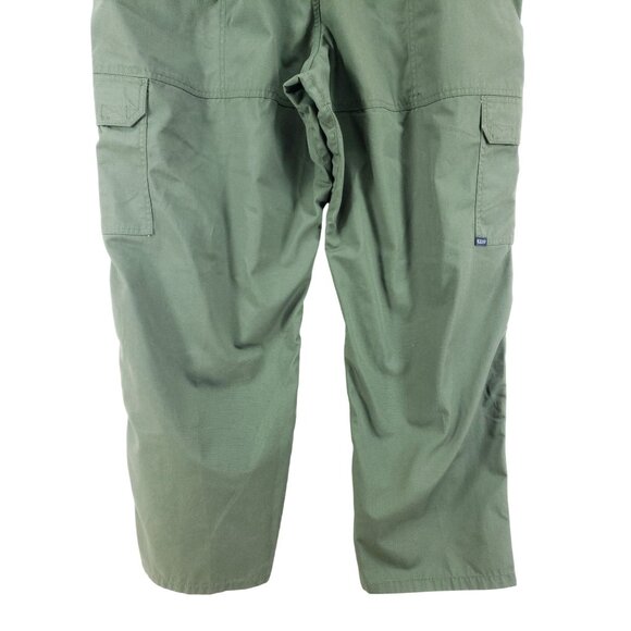 5.11 Tactical Utility Mens 42x30 Green Ripstop Cargo Pants Gusseted Polyester - Picture 3 of 9